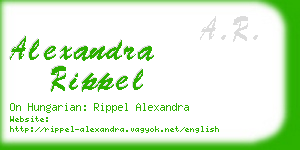 alexandra rippel business card